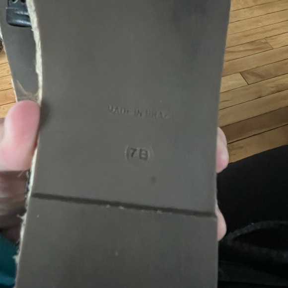 Anthropologie Jasper & Jeera Black Rosecut Espadrilles - Picture 6 of 6